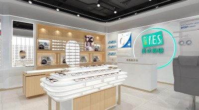 现代眼镜店3D模型下载